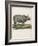 Fine Early Engraving of an African Rhinoceros-Benard-Framed Art Print