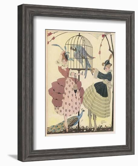 Fine Feathers in Wartime-Gerda Wegener-Framed Art Print