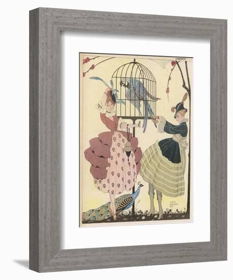 Fine Feathers in Wartime-Gerda Wegener-Framed Art Print