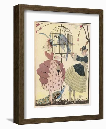 Fine Feathers in Wartime-Gerda Wegener-Framed Art Print