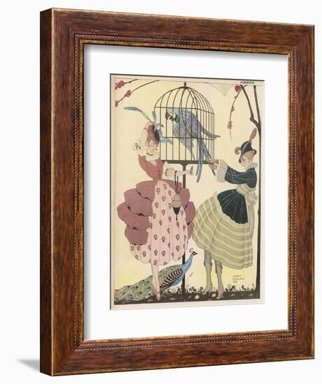 Fine Feathers in Wartime-Gerda Wegener-Framed Art Print