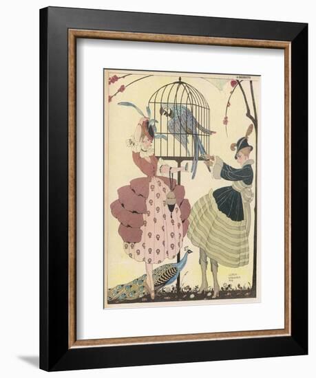 Fine Feathers in Wartime-Gerda Wegener-Framed Art Print