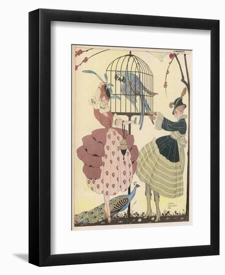 Fine Feathers in Wartime-Gerda Wegener-Framed Art Print