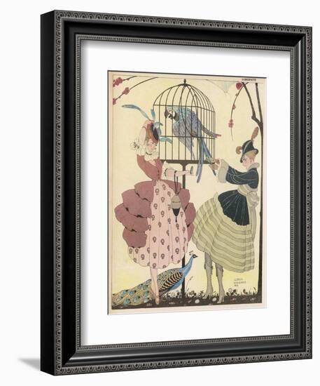 Fine Feathers in Wartime-Gerda Wegener-Framed Art Print