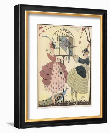 Fine Feathers in Wartime-Gerda Wegener-Framed Art Print