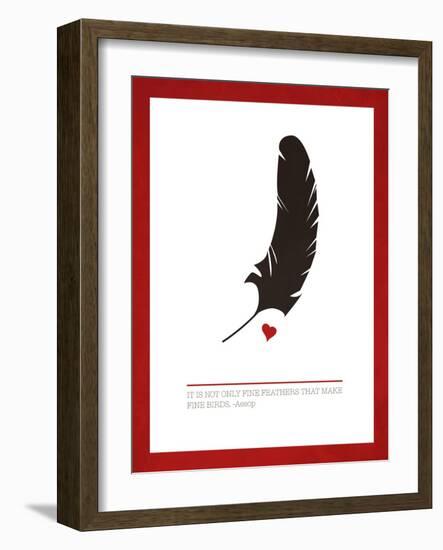 Fine Feathers-Addie Marie-Framed Art Print