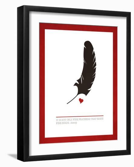Fine Feathers-Addie Marie-Framed Art Print