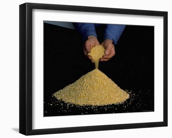 Fine Gold Granulate (999.9 Purity)-Ursula Gahwiler-Framed Photographic Print