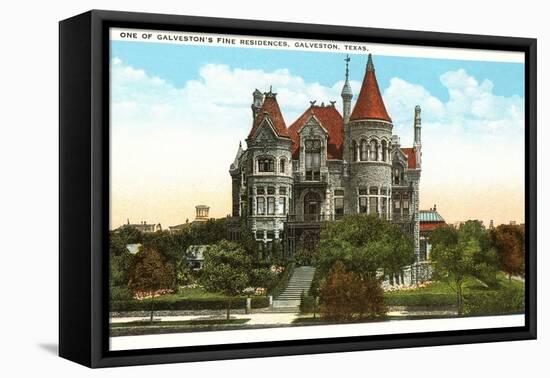 Fine Residence, Galveston, Texas-null-Framed Stretched Canvas