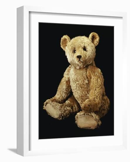 Fine Steiff Pale Golden Plush Covered Teddy Bear with Large Deep Set Black Button Eyes, circa 1910-Steiff-Framed Giclee Print