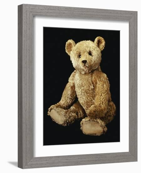 Fine Steiff Pale Golden Plush Covered Teddy Bear with Large Deep Set Black Button Eyes, circa 1910-Steiff-Framed Giclee Print