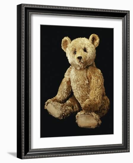 Fine Steiff Pale Golden Plush Covered Teddy Bear with Large Deep Set Black Button Eyes, circa 1910-Steiff-Framed Giclee Print