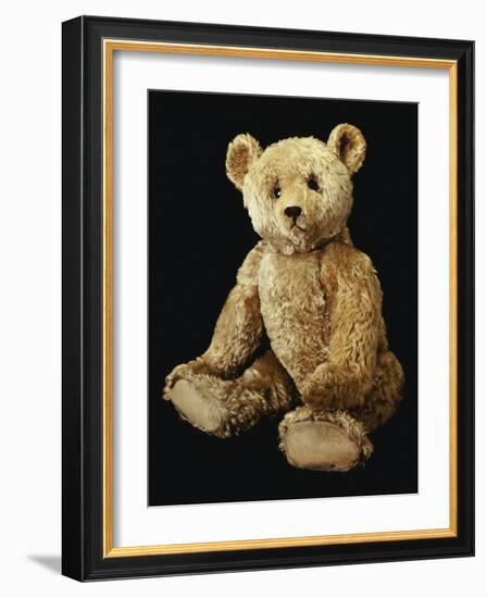 Fine Steiff Pale Golden Plush Covered Teddy Bear with Large Deep Set Black Button Eyes, circa 1910-Steiff-Framed Giclee Print