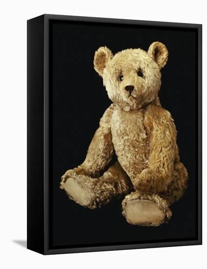 Fine Steiff Pale Golden Plush Covered Teddy Bear with Large Deep Set Black Button Eyes, circa 1910-Steiff-Framed Premier Image Canvas