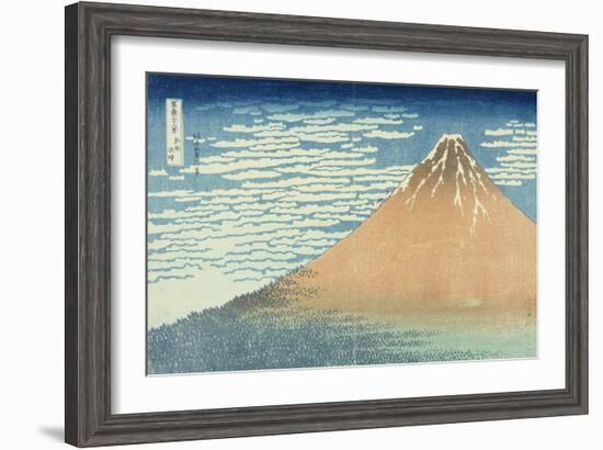 Fine Wind, Clear Morning-Katsushika Hokusai-Framed Giclee Print