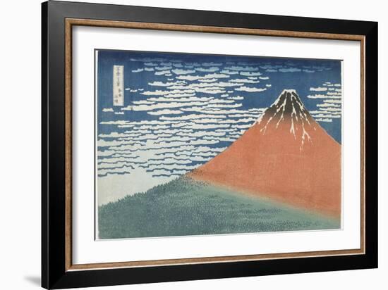 Fine Wind, Clear Weather, 1831-1834-Katsushika Hokusai-Framed Giclee Print