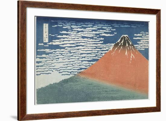 Fine Wind, Clear Weather, 1831-1834-Katsushika Hokusai-Framed Giclee Print