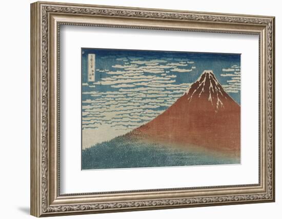 Fine Wind, Clear Weather-Katsushika Hokusai-Framed Art Print