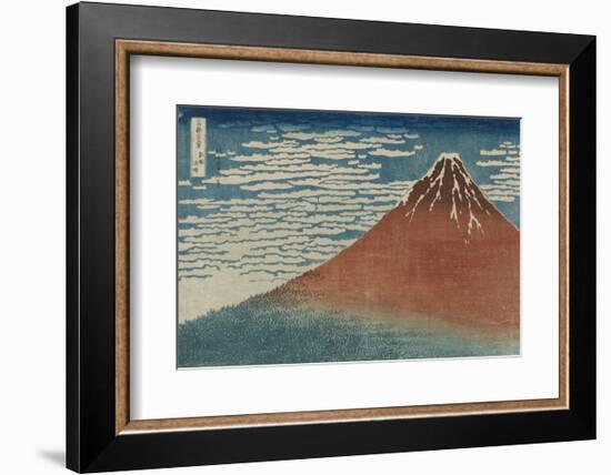 Fine Wind, Clear Weather-Katsushika Hokusai-Framed Art Print