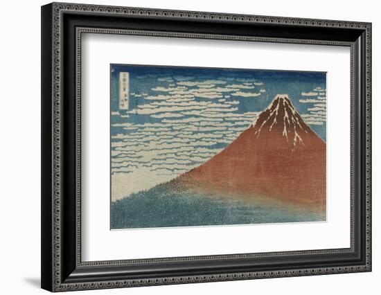 Fine Wind, Clear Weather-Katsushika Hokusai-Framed Art Print