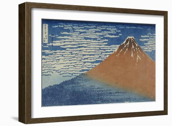 Fine Wind, Clear Weather-Katsushika Hokusai-Framed Giclee Print