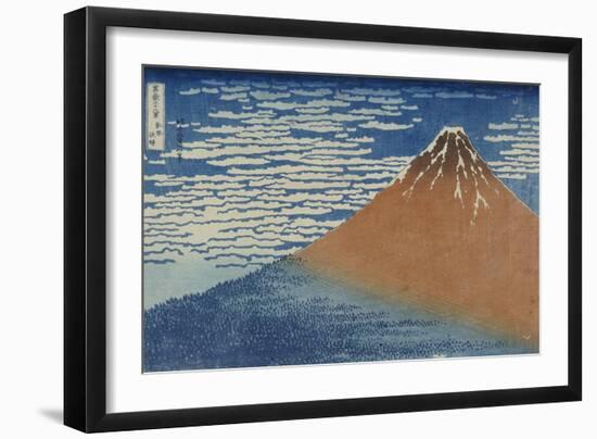 Fine Wind, Clear Weather-Katsushika Hokusai-Framed Giclee Print
