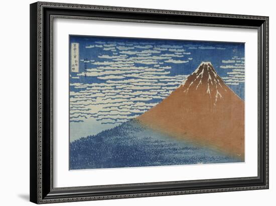 Fine Wind, Clear Weather-Katsushika Hokusai-Framed Giclee Print