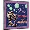 Fine Wines and Liquors-null-Mounted Giclee Print