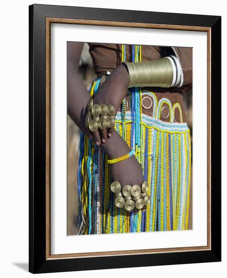 Finery of a Datoga Woman, Tanzania-Nigel Pavitt-Framed Photographic Print