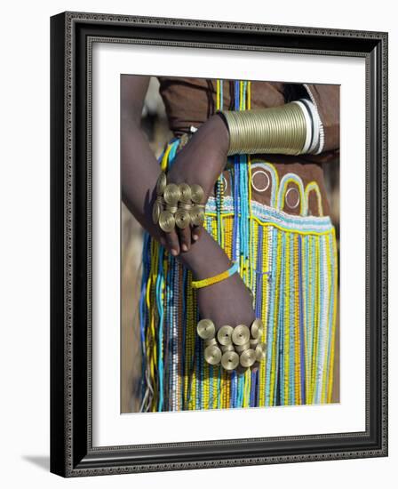 Finery of a Datoga Woman, Tanzania-Nigel Pavitt-Framed Photographic Print