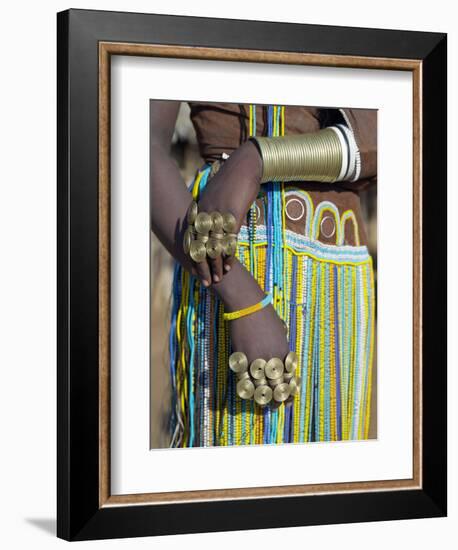 Finery of a Datoga Woman, Tanzania-Nigel Pavitt-Framed Photographic Print