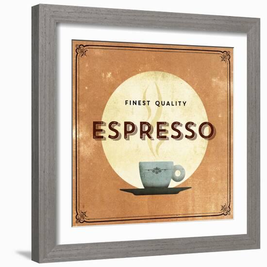 Finest Coffee - Espresso-Hens Teeth-Framed Giclee Print