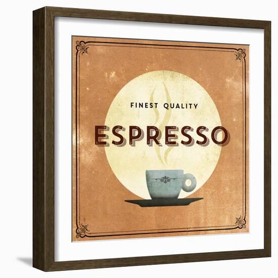 Finest Coffee - Espresso-Hens Teeth-Framed Giclee Print