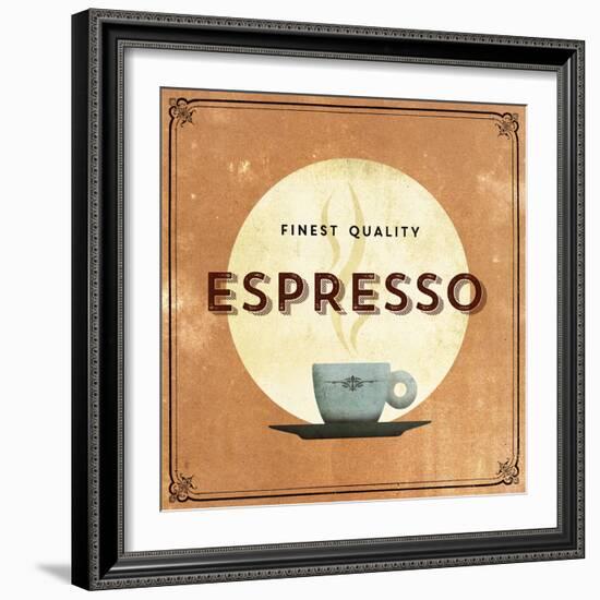 Finest Coffee - Espresso-Hens Teeth-Framed Giclee Print