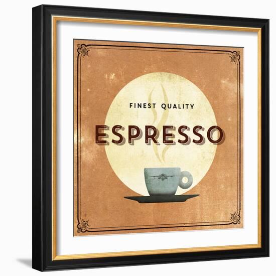 Finest Coffee - Espresso-Hens Teeth-Framed Giclee Print