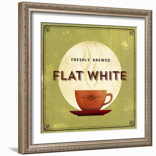 Finest Coffee - Flat White-Hens Teeth-Framed Giclee Print