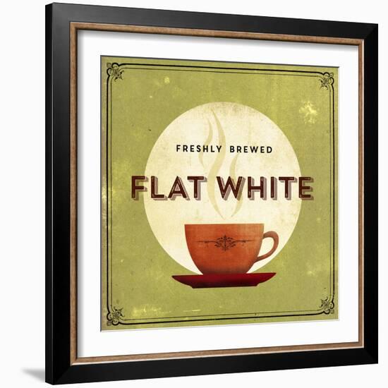 Finest Coffee - Flat White-Hens Teeth-Framed Giclee Print