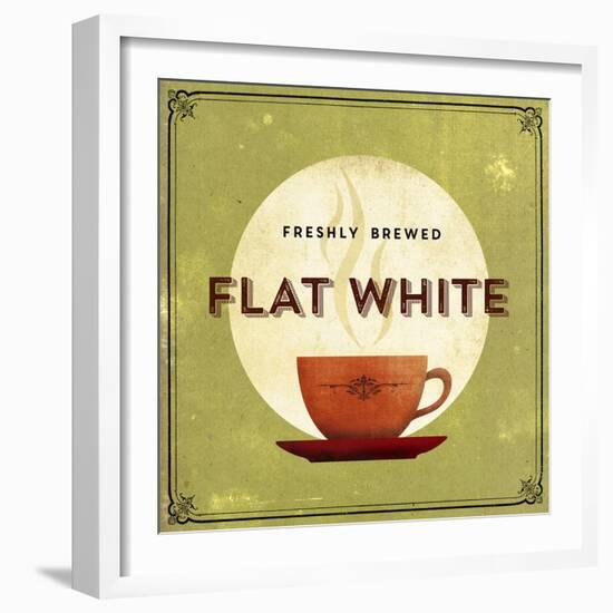 Finest Coffee - Flat White-Hens Teeth-Framed Giclee Print