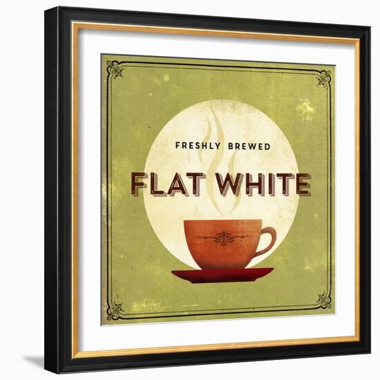 Finest Coffee - Flat White-Hens Teeth-Framed Giclee Print