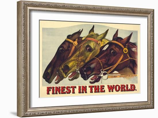 Finest in the World-Currier & Ives-Framed Art Print