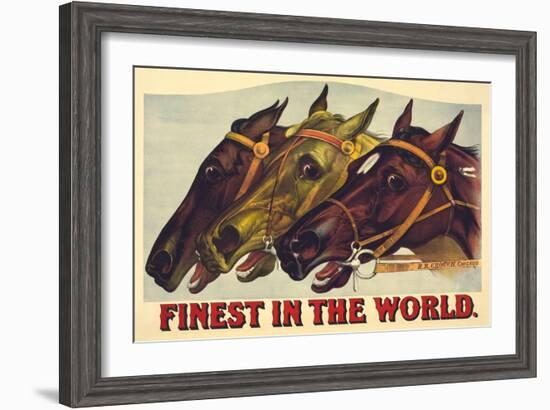 Finest in the World-Currier & Ives-Framed Art Print