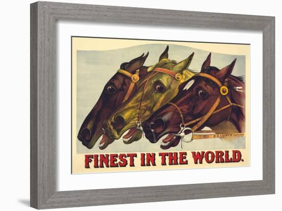 Finest in the World-Currier & Ives-Framed Art Print