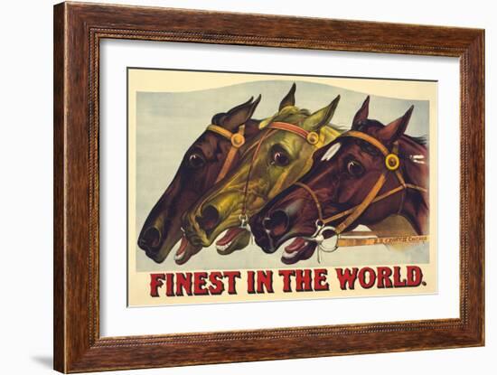 Finest in the World-Currier & Ives-Framed Art Print