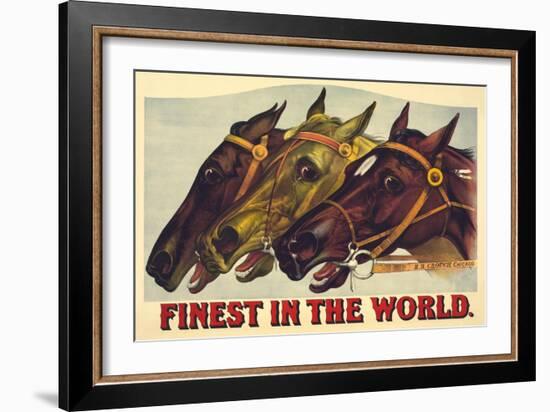 Finest in the World-Currier & Ives-Framed Art Print