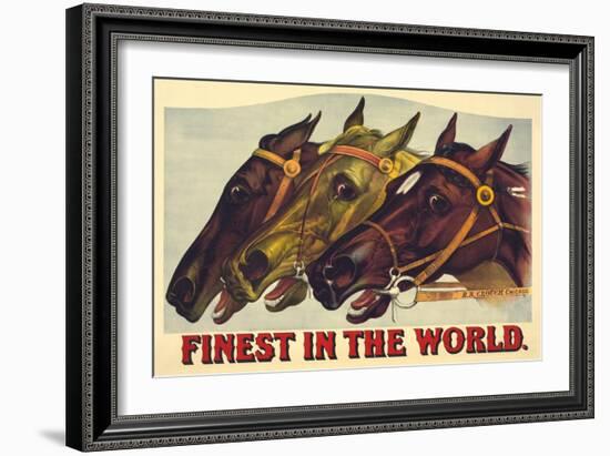 Finest in the World-Currier & Ives-Framed Art Print