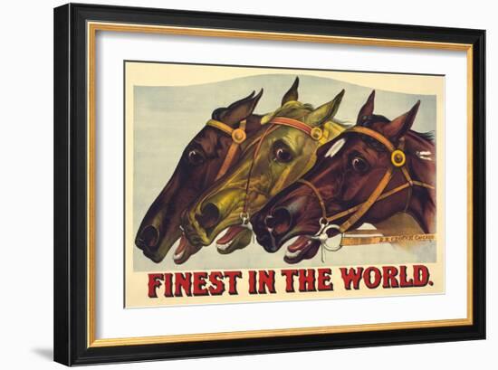 Finest in the World-Currier & Ives-Framed Art Print