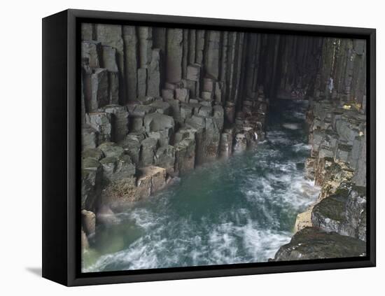 Fingal's Cave, Isle of Staffa, Inner Hebrides, Scotland, United Kingdom, Europe-Mark Harding-Framed Premier Image Canvas
