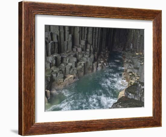 Fingal's Cave, Isle of Staffa, Inner Hebrides, Scotland, United Kingdom, Europe-Mark Harding-Framed Photographic Print