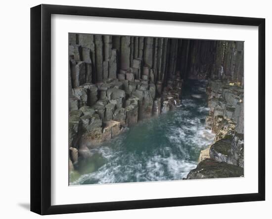 Fingal's Cave, Isle of Staffa, Inner Hebrides, Scotland, United Kingdom, Europe-Mark Harding-Framed Photographic Print