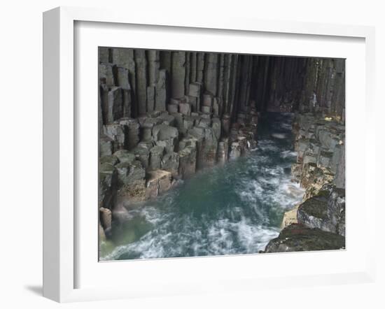 Fingal's Cave, Isle of Staffa, Inner Hebrides, Scotland, United Kingdom, Europe-Mark Harding-Framed Photographic Print